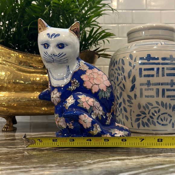 Chinoiserie Ceramic Cat - Picture 7 of 7